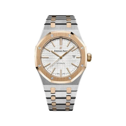 Audemars Piguet Royal Oak Selfwinding Two Tone 41 mm, White Ref. 15400SR.OO.1220SR.01