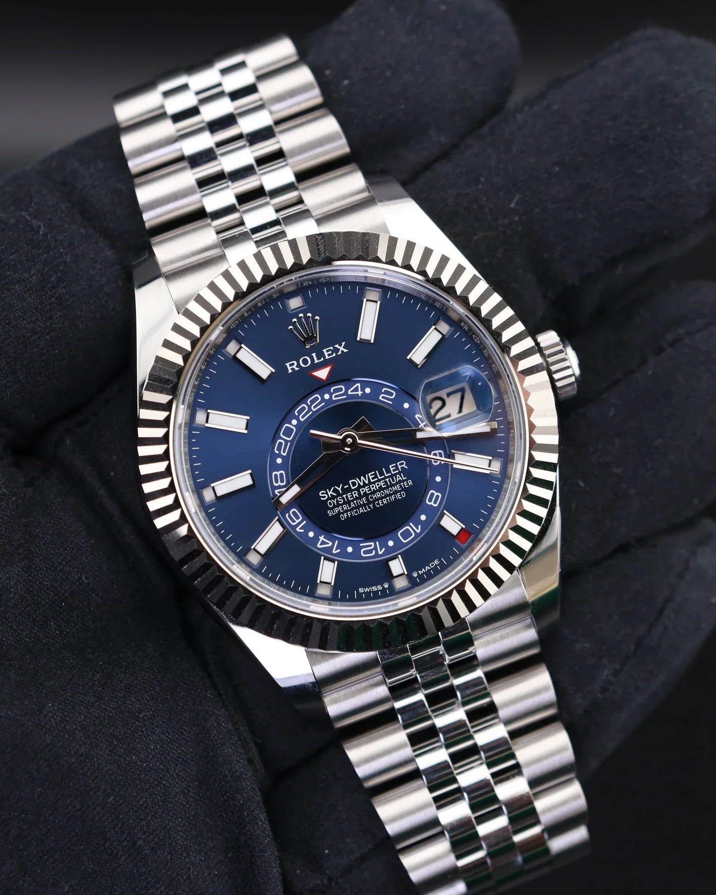 Rolex Sky-Dweller Blue Dial on Jubilee 336934
