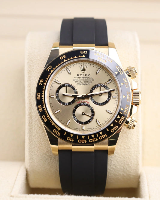 Rolex Daytona Champagne Dial on Oysterflex 126518LN