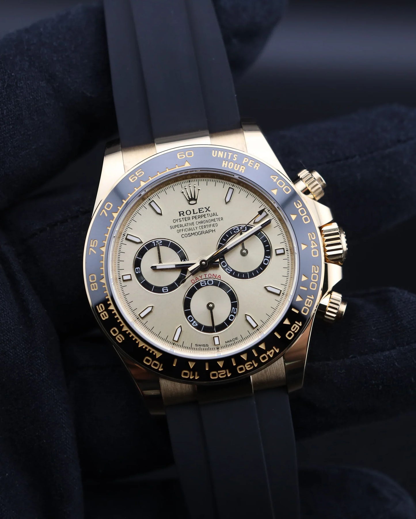 Rolex Daytona Champagne Dial on Oysterflex 126518LN