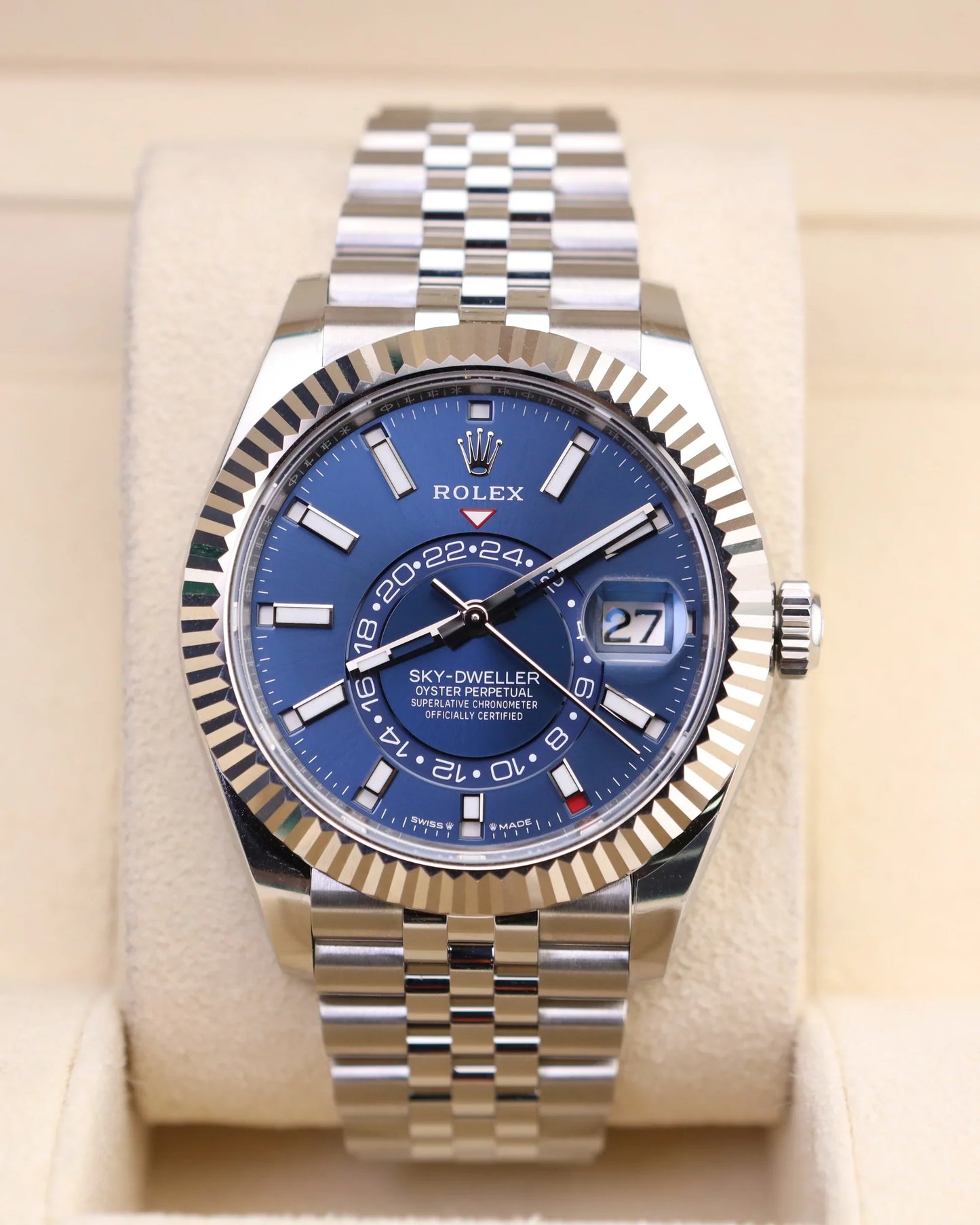 Rolex Sky-Dweller Blue Dial on Jubilee 336934