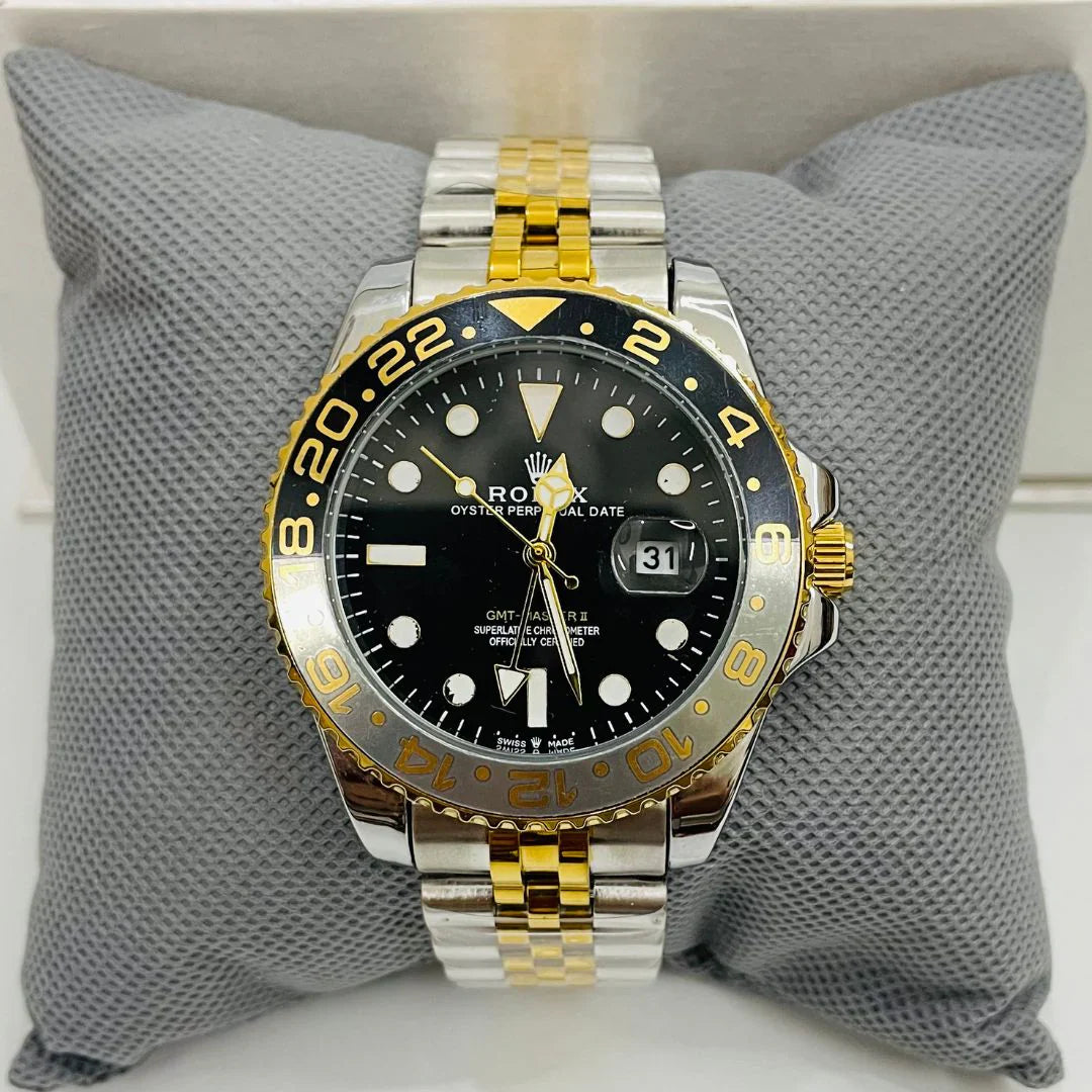 Rlx GMT Master - 40mm - Stainless Steel - Two Tone Gold