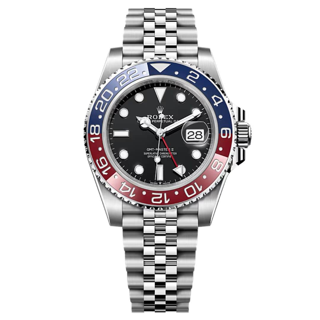 Rlx GMT Master - 40mm - Stainless Steel - Pepsi Jubilee